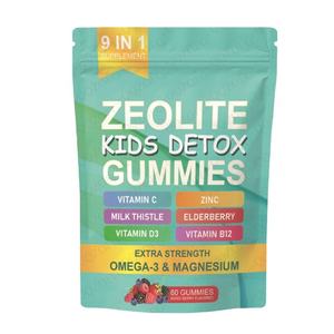 Complément Multivitaminé Personnalisable 9-en-1 : Zeolite, Oméga-3, Magnésium, Sureau, Chardon-Marie, Gummies Zeolite pour Enfants - Product Image 1