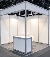 Stand d'exposition commercial 10x10 pieds en aluminium, montage rapide, pour roadshow à Dubaï, Émirats arabes unis