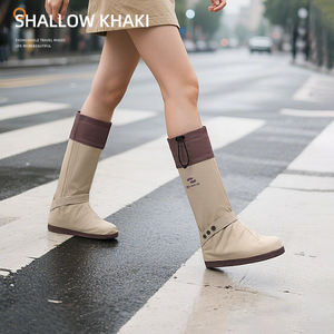 पुरुषों और महिलाओं के लिए सर्दियों के लुभावनी वाटरप्रूफ पीसी बूट रक्षक-साइकिल यात्रा और आउटडोर उपयोग के लिए ओवरजूते - Product Image 6