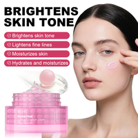 Crema Facial OEM PDRN en Cápsulas Rosas con ADN de Sodio, Niacinamida, Colágeno Hidrolizado, Aguacate y Manzanilla para Calmar e Iluminar la Piel