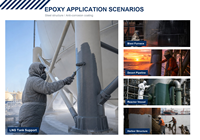 Revêtement liquide bicomposant époxy Wolong pour coques de navires et surfaces durcies exclusivement en acier, idéal pour les pipelines souterrains