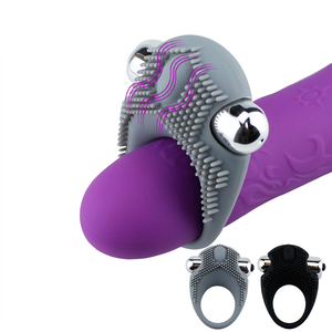 Anillos Vibradores de Silicona para Estimulación Masculina, Juguete Sexual para Adultos - Product Image 5