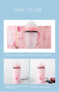 Cubierta <span class=keywords><strong>de</strong></span> botella <span class=keywords><strong>de</strong></span> franela barata, dispositivo <span class=keywords><strong>de</strong></span> calentamiento portátil USB colorido, <span class=keywords><strong>calentador</strong></span> <span class=keywords><strong>de</strong></span> biberones <span class=keywords><strong>de</strong></span> <span class=keywords><strong>leche</strong></span> suave para bebés - Product Image 5