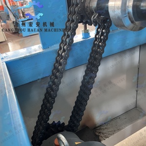 Máquina de Perfiles Omega de Estructura de Acero HANAU, Totalmente Automática, Controlada por PLC, Engranajes y Rodamientos, 1300W, 380V, Fácil de Operar - Product Image 4