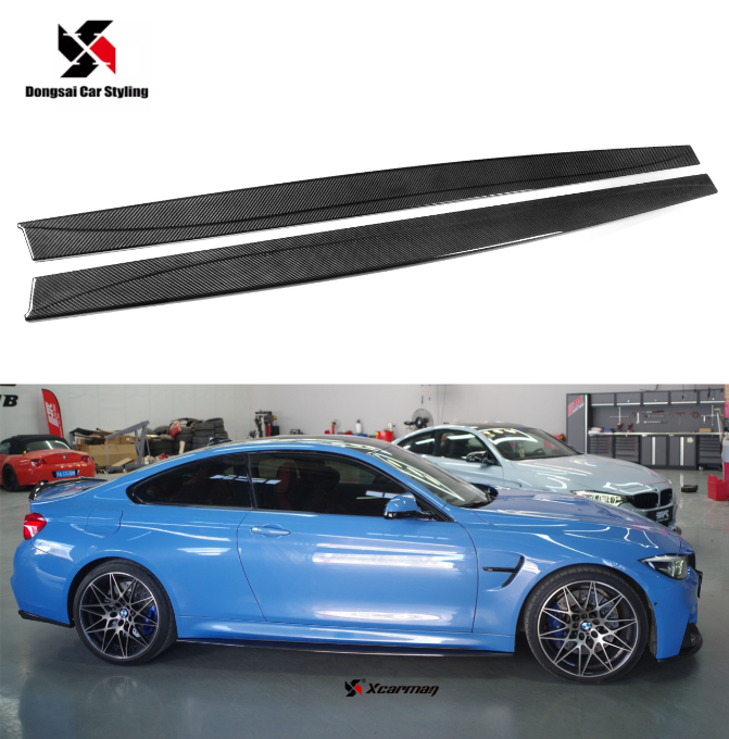 BMW F80 F82 Side Skirts - Dry Carbon Fiber Parts for M3 M4