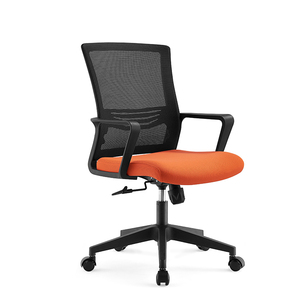Silla de Oficina Ergonómica con Respaldo Medio y Reposabrazos Fijos, Sillas de Oficina <span class=keywords><strong>2021</strong></span>, Muebles de Oficina, Silla de Trabajo - Product Image 5