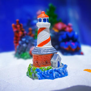 Oggetto decorativo del <span class=keywords><strong>faro</strong></span> del Micro-paesaggio di Qipuwei, decorazione dell'acquario, nuova strada del regalo di stile mediterraneo con vista sul mare - Product Image 4