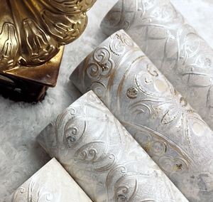 Nouveau papier peint PVC doré brillant Papier peint gaufré 3d pour salon et chambre à coucher Papier peint pour décoration intérieure - Product Image 6