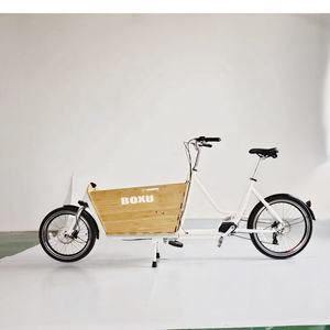 Bafang Bakfiets <span class=keywords><strong>Cargo</strong></span> E-bike 20 "26" Housse de protection contre la <span class=keywords><strong>pluie</strong></span> pour chargeur frontal Vélo <span class=keywords><strong>cargo</strong></span> électrique à deux roues pour livraison - Product Image 2
