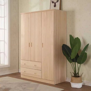 Armario Infantil Personalizado de 2 Puertas con Cajones, Muebles de Madera para Dormitorio Infantil, para Cuarto de Bebé, Diseño Minimalista, Armario de Almacenamiento - Product Image 3