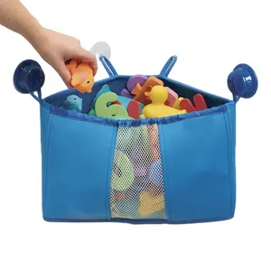 Bolsa de almacenamiento de juguetes de baño para bebé, organizador de juguetes de neopreno personalizado