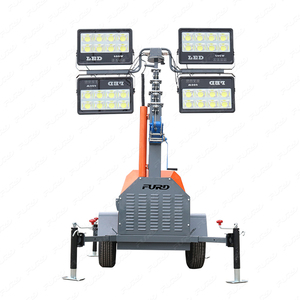 Tháp ánh sáng di động 7m chất lượng cao với đèn <span class=keywords><strong>LED</strong></span> Máy phát điện diesel hiệu quả cao - Product Image 2