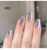 Vernis à ongles gel effet œil de chat avec logo personnalisé, 4 couleurs, créez votre propre marque, gel UV translucide pour salon et manucure DIY