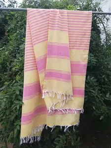 Turkish Towels Beach Towels Lavender Blue Purple Cotton Wholesale Sand Cloud Custom With Tassels Sand Free Organic Tassel