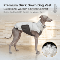 Veste matelassée coupe-vent d'hiver pour animaux de compagnie, manteau réglable pour chiot, harnais thermique d'extérieur, vêtements en gros, gilet chaud en duvet de canard pour chien