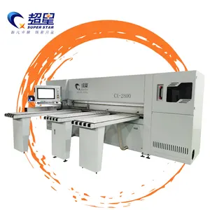 Superstar CNC Cina Presisi Tinggi Digunakan Pemotong Kayu CNC Beam Panel Saw Mesin untuk Woodworking