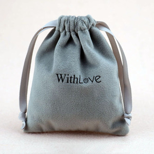 Custom High-end Suede Velvet Jewelry Bag Pouch for Necklace Earrings <b>Rings</b> Bracelet Drawstring Velvet Bag Soft Jewelry Packaging - Product Image 2