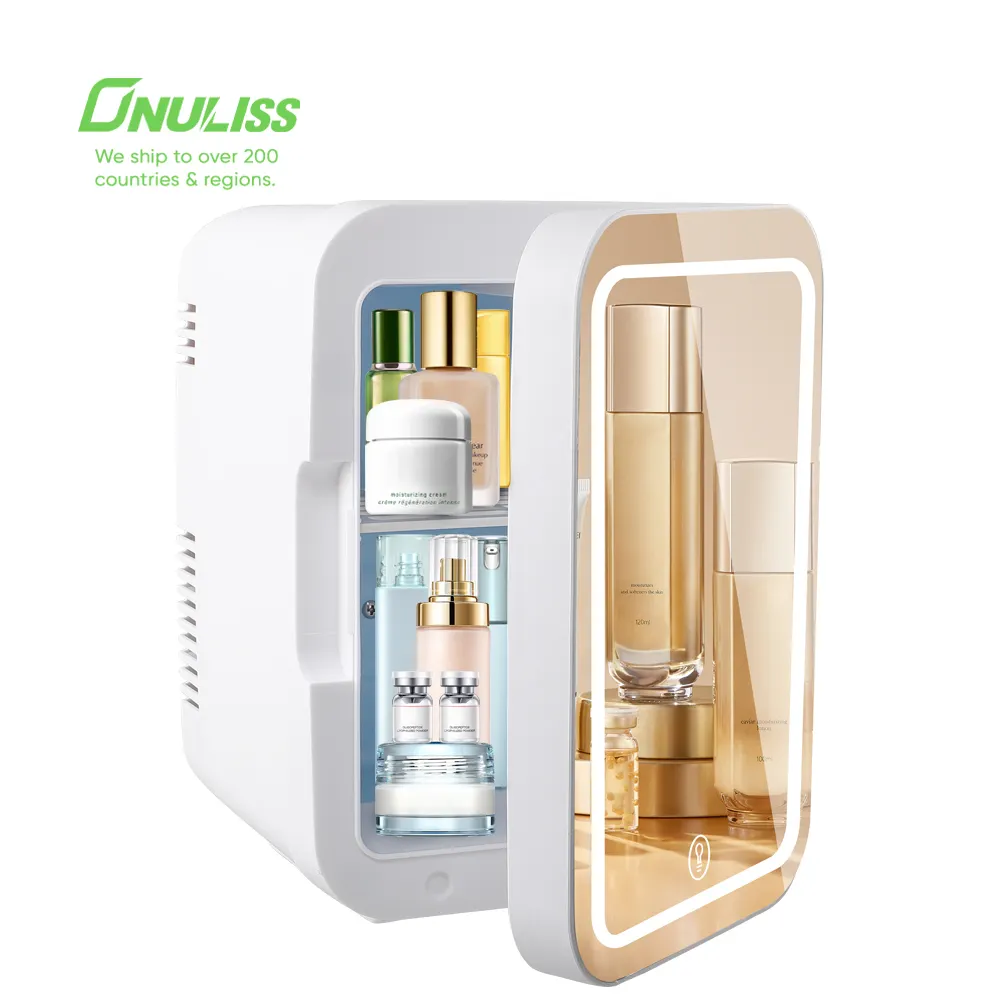 4 Liter tragbarer elektrischer Minikühlschrank für Schönheitspflege Make-up Hautpflege kompakter Kühlschrank wärmer für Hotel Auto Outdoor-Anwendung