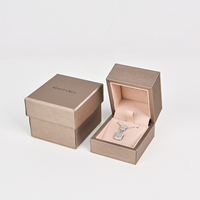 Emballage de bijoux de luxe haut de gamme personnalisé, boîte cadeau pour collier, emballage pour bijoux