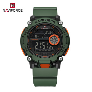 NAVIFORCE 7133 Nouvelles montres multifonctions pour hommes Bracelet en TPU <span class=keywords><strong>Affichage</strong></span> numérique Écran Montres électroniques pour garçons Sport Horloges pour hommes - Product Image 1