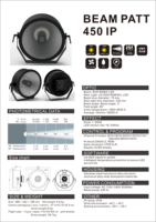 Omnipatt Éclairage de Scène et de Concert Étanche 450W BEAM PATT Beam & Blinder & Eye Candy & Par 4-en-1 à Effets