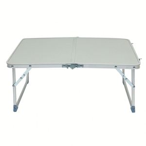Lightweight Aluminum <b>Folding</b> <b>Table</b> Stackable 4-Seater Portable <b>Outdoor</b> Furniture Beach School Picnics Hiking Modern Camp - Product Image 2