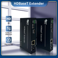Extenseur HDMI HDBaseT 150m 1080P3D Prise en charge Plug and Play Transmission CEC/IR/RS232 pour Home Cinéma