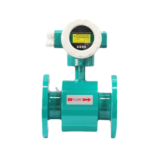 8 بوصة RS485 4-20ma مقياس تدفق كهرومغناطيسي مائي سائل رقمي مدمج Dn100 OEM قابل للتخصيص - Product Image 1