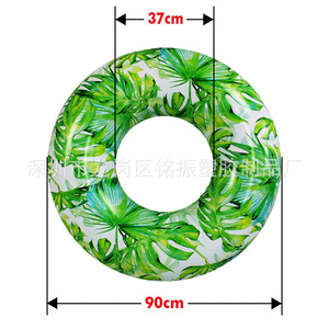 Flotador inflable de PVC de 90 cm para niños, para jugar en el agua - Product Image 5