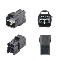 Conector de Cableado para Motor de Ventilador Electrónico Automotriz MG641744-5/MG651747-5 DJ7041Y-4.8-11/21, Conector de 4 Orificios