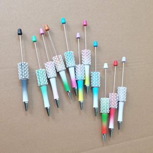 Perle kreative DIY Diamant bunte Kristall Schmuck Perlen 1,0mm Neuheit Kunststoff Stift Top Add-On Business <span class=keywords><strong>Promotion</strong></span> Dekorationen - Product Image 6