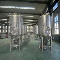 Fermenteur à bière industriel en acier inoxydable SUS304, unité conique 100L 500L 1000L 5000L pour équipement de brassage commercial