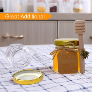 Offre Spéciale – Mini <span class=keywords><strong>Pot</strong></span> en Verre <span class=keywords><strong>de</strong></span> 1 oz avec Couvercle Doré, Transparent, Rond, Vide, <span class=keywords><strong>pour</strong></span> <span class=keywords><strong>Miel</strong></span>, Confiture, Gelée – Idéal <span class=keywords><strong>pour</strong></span> les Cadeaux <span class=keywords><strong>de</strong></span> <span class=keywords><strong>Mariage</strong></span> et <span class=keywords><strong>de</strong></span> Fête - Product Image 4