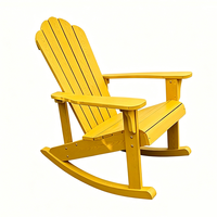 Chaise de jardin d'extérieur en plastique, style grenouille à bascule, en HIPS, pour pique-nique et loisirs, type Adirondack