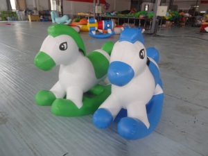 SIBO Bouncy Horse Animals Hopper Inflable Bouncing Horse Jumping Animals para niños pequeños Ride On Hopping Toys - Product Image 5