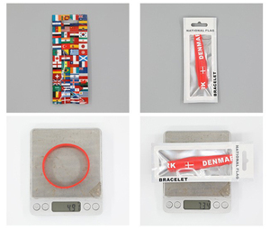 Cadeaux de promotion Bracelet <span class=keywords><strong>en</strong></span> caoutchouc de silicone souple Venezuela <span class=keywords><strong>Islande</strong></span> Côte d'Ivoire Suède Angleterre USA Qatar Pays Drapeau Bracelet - Product Image 2