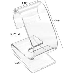 Support de Présentation pour Montres en Acrylique DF C1 – Idéal pour la Maison, la Chambre, le Bureau – Présentoir Décoratif pour Montres - Product Image 2