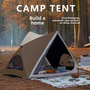 Carpa Triangular para Camping en <span class=keywords><strong>Playa</strong></span>, para las Cuatro Estaciones, Portátil, de Apertura Rápida, Automática, Sin Necesidad de Ensamblaje, de Tela Oxford - Product Image 5