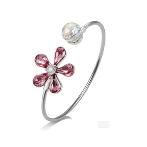 51712 Xuping 2020 Новое поступление кристаллы цветок модные браслеты для женщин