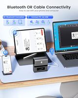 Impresora de Etiquetas Térmica Phomemo M221 de 3 Pulgadas, para Etiquetas de Códigos de Barras y QR, Ideal para Pequeñas Empresas y Oficinas