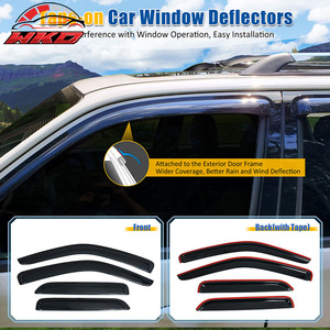 Pour Ford Escape 01-12 Pour Mercury Mariner 05-11 Pare-soleil en acrylique pour fenêtres, lot de 4 pièces - Product Image 3