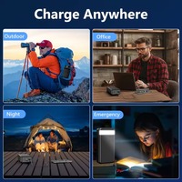 Banco de Energía de Gran Capacidad 80000MAH, Bancos de Energía para Exteriores de 60000mah, Multifunciones, Carga Rápida
