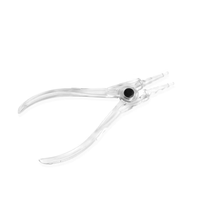 Pinces de piercing jetables bleues à embout rond et à embout triangulaire, pinces hémostatiques, outils de piercing corporel et de tatouage