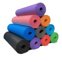 Alfombrilla de Yoga Ecológica al por Mayor de 10 mm, 13 mm, 15 mm, 20 mm, Alfombrilla de Yoga Grande Gris Nbr para Viajes y Fitness, Antideslizante