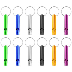 Cổ Điển Hợp Kim Nhôm Đồ Chơi Còi Thời Trang Kim Loại Cứu Hộ Còi Cho Hỗ Trợ Đầu Tiên Đào Tạo Ngoài Trời Tồn Còi <span class=keywords><strong>Keychain</strong></span> - Product Image 5