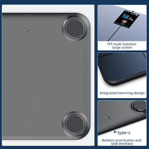 Báscula de Grasa Corporal Lefu Rectangular con Cristal de 5mm, Bluetooth y Wi-Fi, Modo Dual, Sincronización con App, Recargable por USB, para Uso Doméstico - Product Image 5