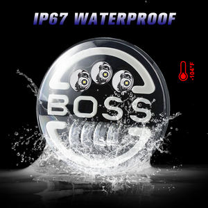 Phare LED de 7 pouces pour Jeep, lentille LED, lumière ambre super brillante, lumières LED pour motos, éclairage de travail pour camion Wrangler JL - Product Image 5