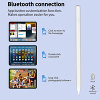 Stylet tactile pour iPad Mini 6ème génération, Air 3ème, 4ème, 5ème génération, Pro 11, 12.9 avec rejet de la paume, 10 heures d'autonomie, idéal pour le dessin