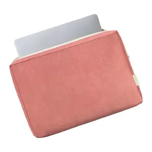 Funda para computadora de algodón reciclado, dispositivos ecológicos - Product Image 2