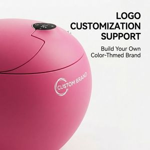 WC intelligent monobloc en céramique, forme œuf, avec siphon en S, couleur personnalisée, chasse automatique, bidet intégré, siège chauffant, OEM ODM, vente en gros usine - Product Image 4
